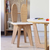 COMBO mesa infantil en madera + dos banquitos animales en internet