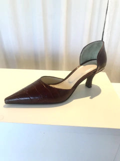 MARIE- Zapatos tacón de salón bordó oscuro en internet