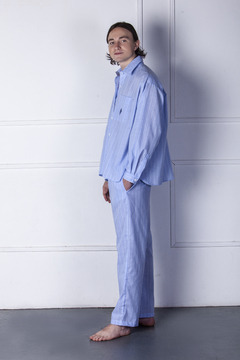 TOTEM - Set Pijama largo para hombre de Algodón y Lino - comprar online