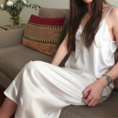 LUCIA - Camisón Lencero en Seda Natural en internet