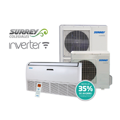PISO TECHO SURREY NOVA INVERTER 3TR FRIO CALOR POR BOMBA 658VSQ036HP