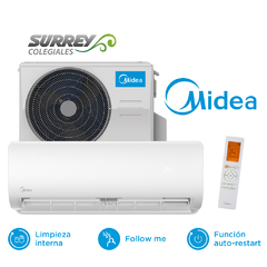 SPLIT MIDEA 2250 FRIGORIAS FRIO CALOR MSAGFC-09H-01F en internet
