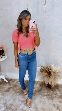 conjunto modal flor - Loja laço de filo