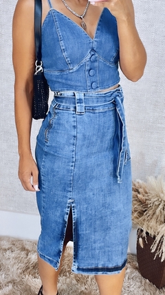 saia midi laço - comprar online