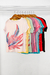 REMERA HOJITAS COLORES ART. 527 - Lubina