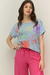 REMERA FLOWERS COLORES ART. 526