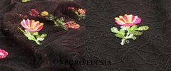 Microtul con Flores Bordadas - tienda online