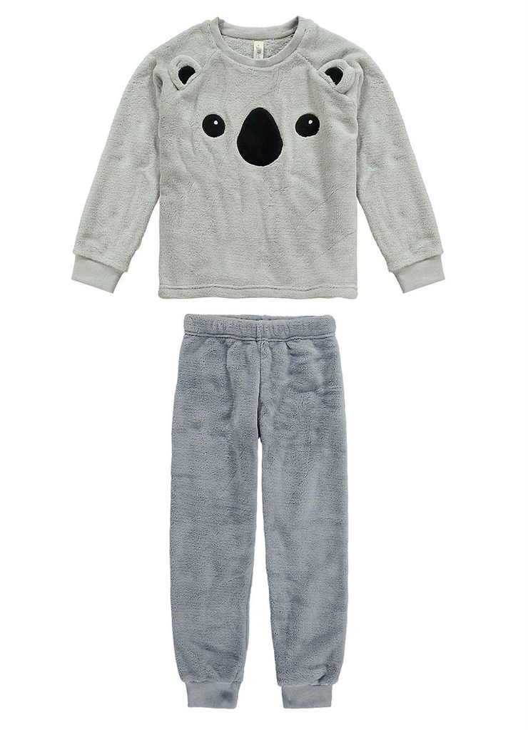 Pijama Masculino Infantil Cinza Malwee Liberta - Malwee
