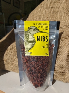 Nibs de cacao fino de aroma x 100 gramos.