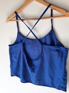 Musculosa azul LOVE THIS - comprar online