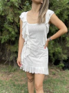 Vestido blanco vuelos MARALMA