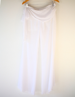 Pantalón palazzo blanco