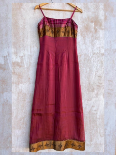 Vestido bordado largo