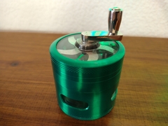 PICADOR MOLINILLO VERDE METALICO GRANDE 4 PARTES