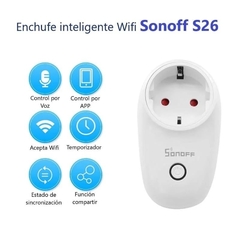 TEMPORIZADOR SONOFF S26 CON WIFI - comprar online