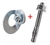 Pack chapas + parabolts de anclaje ,Fischer. 10u