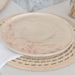Plato de ceramica pintado a mano