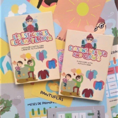 NAIPES EDUCATIVAS LAS ESTACIONES, EL CLIMA Y LA ROPA