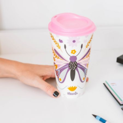 VASO COFFEE MARIPOSAS