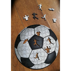PUZZLE CIRCULAR FÚTBOL DE MADERA - comprar online