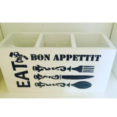 CUBIERTERO RECTANGULAR BON APPETTIT
