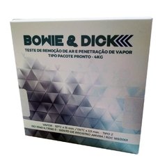 BOWIE & DICK - 4KG - STEAM - 01 UNI