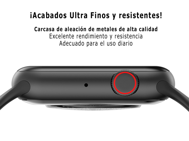 SmartWatch W34 Plus Serie 6 Con Temperatura Corporal + Manual Español