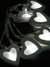 GUIRNALDA DE CORAZONES LED BLANCO CÁLIDO