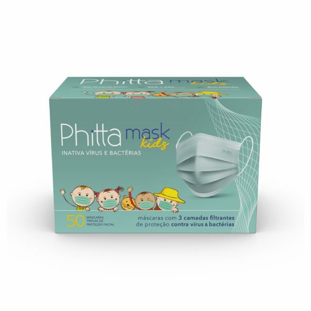 Mascara phitta cirurgica virucida infantil 50 unidades