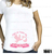 T-shirt Bata Branco Gestante Bebê Chá De Bebe Com Nome Ref 1601 - comprar online