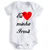 Body Branco Infantil Bebê Eu Amo A Minha Irmã Ref 2327 - comprar online
