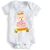 Body Branco Infantil Bebê Ursinha Princesa Ref 2398 - comprar online