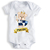 Body Branco Infantil Bebê Ursinho Principe Ref 2397 - comprar online