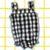 body xadrez preto e branco