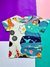 ziguezá t-shirt tshirt camiseta infantil sem gênero para meninos e meninas estampa exclusiva  algodão 