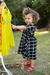 ziguezá vestido bata roupa que cresce infantil vestido infantil estampa exclusiva grid algodão orgânico