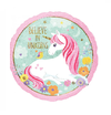 GLOBO UNICORNIO REDONDO