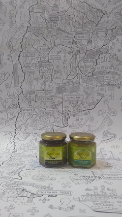 Combo pastas de acitunas Verdes-Negras Simone 180 g