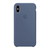 Capa de Silicone iPhone X e iPhone XS Apple - Cinza Azulado