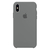 Capa de Silicone para iPhone XR Apple - Cinza