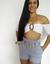 Cropped Fivela em Linho - loja online
