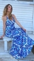 Vestido Longo Estampa Azulejo - Cápsula Solar Parte II - comprar online