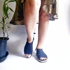 Sandália ankle boot Selva Urbana Jeans - Supercicla