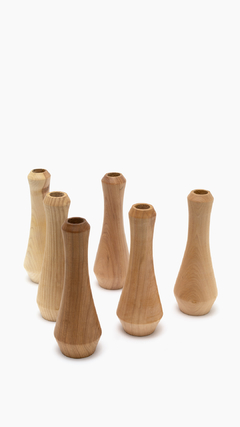 Set x6 Florero Convexo
