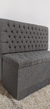 Baúl king size con cajones 2 mts x 0.50 x 0.50 - comprar online