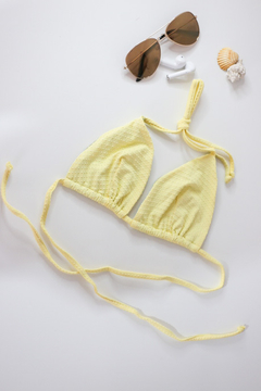 Top Cortininha Fernando de Noronha - Amarelo - comprar online