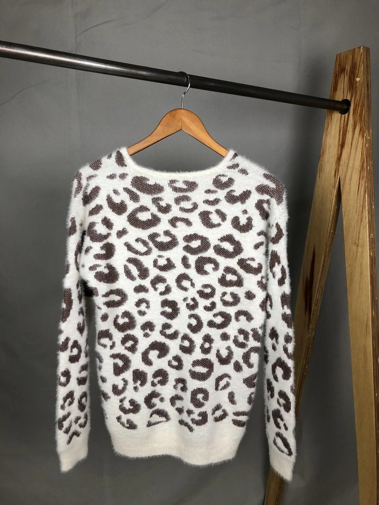 blusa tricot onça