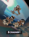 Acero Aros Falso Expansor Piercing X Unidad