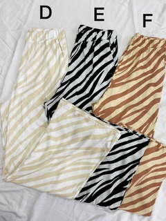 SALE ART.360L PALAZO LINO C/SPANDEX ESTAMPADO - comprar online
