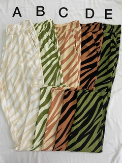SALE ART.365L BABUCHA LINO C/SPANDEX ESTAMPADO